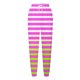 thumbnail image 4 of Puntoco Leggings Con Cordón En La Cintura Elástica Y Bolsillos Estampados A Rayas A La Moda Informal Para Mujer Pantalones De Chándal Rosa Rojo Xxl, 4 of 5