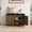 Walnut, variant on 32" Double Door Storage Seating Bench, Sitting Bench Thick Cushioned Top, Bench For Bedroom Scratch Resistant Surface for hallway entry closet space, Walnut
