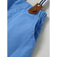 thumbnail image 6 of WISDOM Baby Boy Clothes Suits Toddler Short Sleeves Shirt Suspender Pants Outfit Sets Party 1-5T, 6 of 10