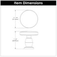thumbnail image 6 of Belwith-Keeler B078788MB 1.25 in. Anders Cabinet Knob, Matte Black, 6 of 7