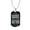 Military Chain (Gold), variant on Raider Football Fan Dog Tag Necklace Stainless Steel 24" Chain Silver Tone or Gold Tone
