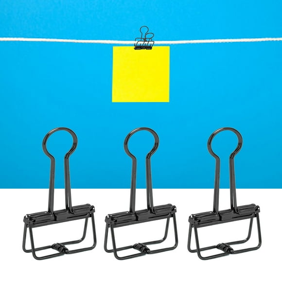Skeleton Metal Clips Sturdy and Durable, Elasticity Paper Clips, 50 Small Clips Included, Hollow Clips for Office, Metal Clips for Organizing