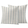 thumbnail image 6 of Modern Simple Art Outdoor Pillow Covers 24x24 Inch Throw Pillow Covers Set of 2 Waterproof Decorative Pillow Cases Blue Vertical Stripes Pattern Beige Cushion Covers for Patio Furniture Garden Couch, 6 of 8