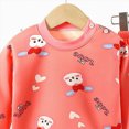 thumbnail image 4 of NOLDARES Toddler Girl 2-piece Clothes Set Infant Girl Cotton Long Sleeve Shirt and Pant Fall Winter Outfit for Baby Girl(C,3-4 Y), 4 of 4