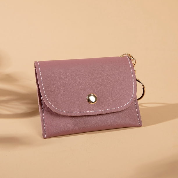 Mini bolso portátil para guardar tarjetas para hombres y mujeres, tarjetero, llavero