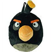 Angry Bird Black Plush Doll Backpack 12 inch