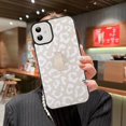 thumbnail image 4 of TGHTBA-Compatible with iPhone 11 Case with Finger Strap, Cheetah Print Shockproof Soft TPU Protective Cover for Women Girls, Slim Anti Scratch Case for iPhone 11 6.1 Inch, White, 4 of 4