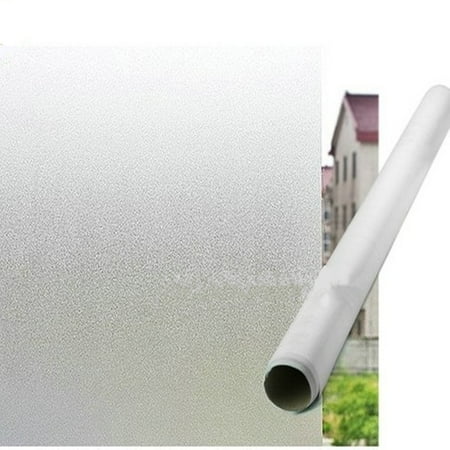 Frosted Glass Tube (PVC Frosted Glass Window Film Sticker For Office Home Bedroom Bathroom Protect Privacy 24x118