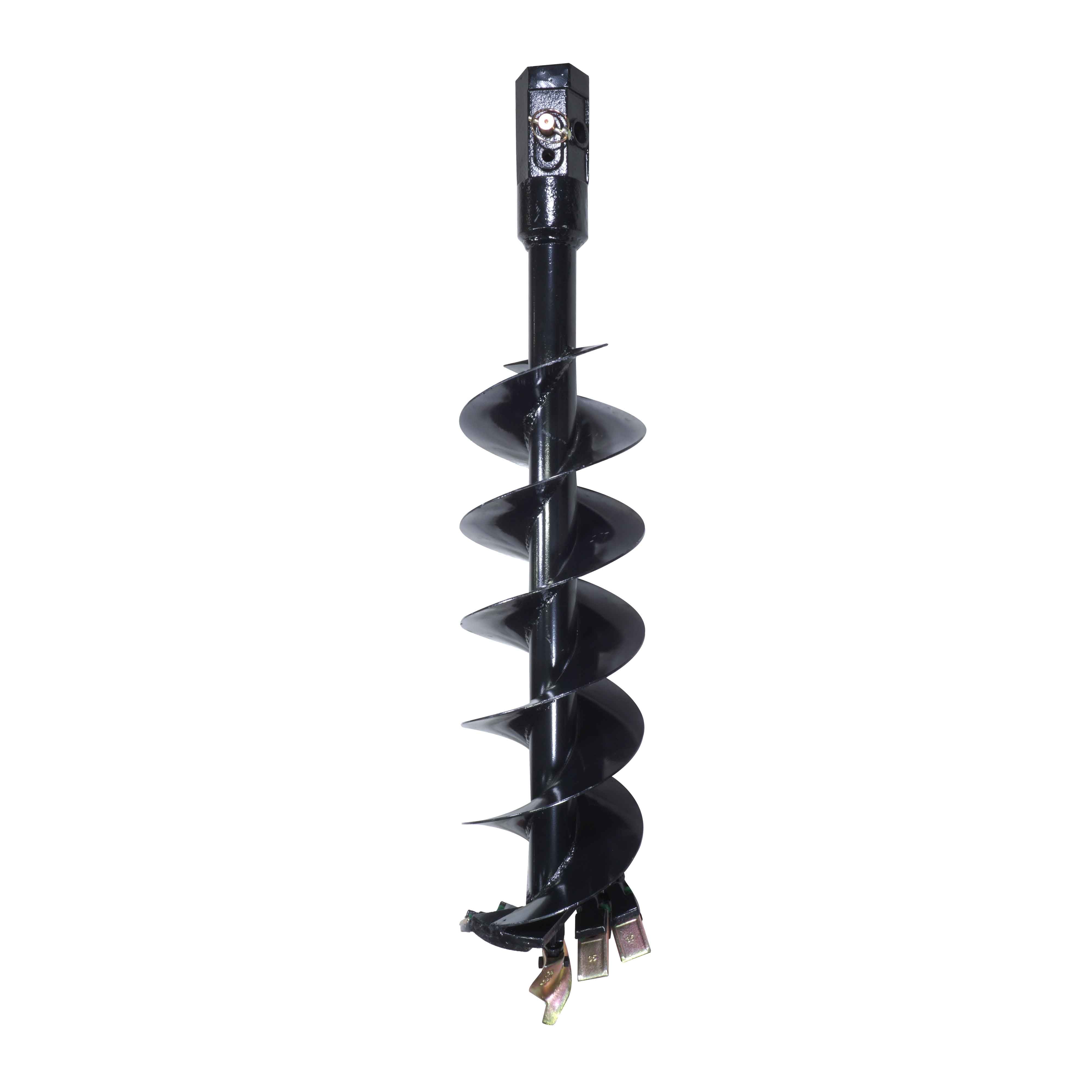 Titan Attachments Auger Bit 12" x 48" Steel 6" Boring Head 2" Hex