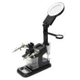 thumbnail image 4 of LED Hands Free Magnifier, Plastic Desktop Magnifying Glass  For Engineer For Industrial Application Black, 4 of 8