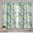 thumbnail image 2 of Ambesonne Palm Tree Valance & Curtain, Leafy Green Branches, 55"x36", Multicolor, 2 of 6
