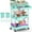 3 Tier-Blue, variant on Yeabett 3 Tier Rolling Utility Cart Organizer with Removable Drawer, Mobile Storage Carts with 2 Lockable Wheels for Bathroom, Kitchen, Snack, Craft, Makeup, Baby Essentials, White