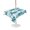 Teal, Seafoam, White, variant on Outdoor Tablecloth with Umbrella Hole for Patio/Picnic/Party/Camping, Aqua Blue Palm Tree Waterproof Table Cloth Rectangle Table Cover Washable, Coastal Trees Summer Tropical Botanical (52"x 70")
