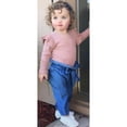 thumbnail image 5 of Dewadbow Newborn Baby Girl Infant Long Sleeve Autumn Clothes Romper Bodysuit Pants Outfit, 5 of 5