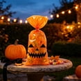 thumbnail image 5 of Halloween Treat Bags 50-Pack with Clear Cellophane Design, Candy and Cookie Packaging with Twist Ties, Party Favor Supplies for Gift Giving, 5 of 6
