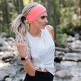 thumbnail image 3 of Linyer 14 Colors Unisex Absorbent Cycling Yoga Sport Sweat Headband Sweatband For Beige, 3 of 8