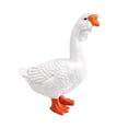 thumbnail image 4 of Figura de animal de granja de juguete de simulación para regalo, escritorio o recuerdo de fiesta. Ganso blanco, 4 of 9