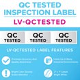 thumbnail image 2 of Quality Control Tested Labels 2" x 1", 2 of 3