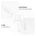 thumbnail image 3 of HAMPPLIES Raffle Ticket Container Clear Plastic Professional Design For Donation Collection 1Pcs, 3 of 8