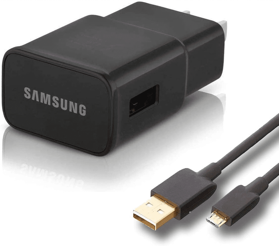 Adaptive Fast Wall Adapter Micro USB Charger for LG K20 (2019) Bundled with UrbanX Micro USB Cable Cord 6ft Super Fast Charging Kit - Black