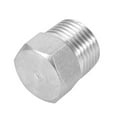 thumbnail image 2 of Neyseki Male Thread Stainless Steel Pipe Countersunk Plug Hex Head Socket Pipe Fittings(PT3/8 1PCS), 2 of 6