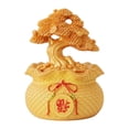 thumbnail image 5 of 1pc Resin Home Decor Lucky Bag Money Tree Ashtray for Living Room Entranceway Storage Box New Year Decorations and Ornaments, 5 of 6