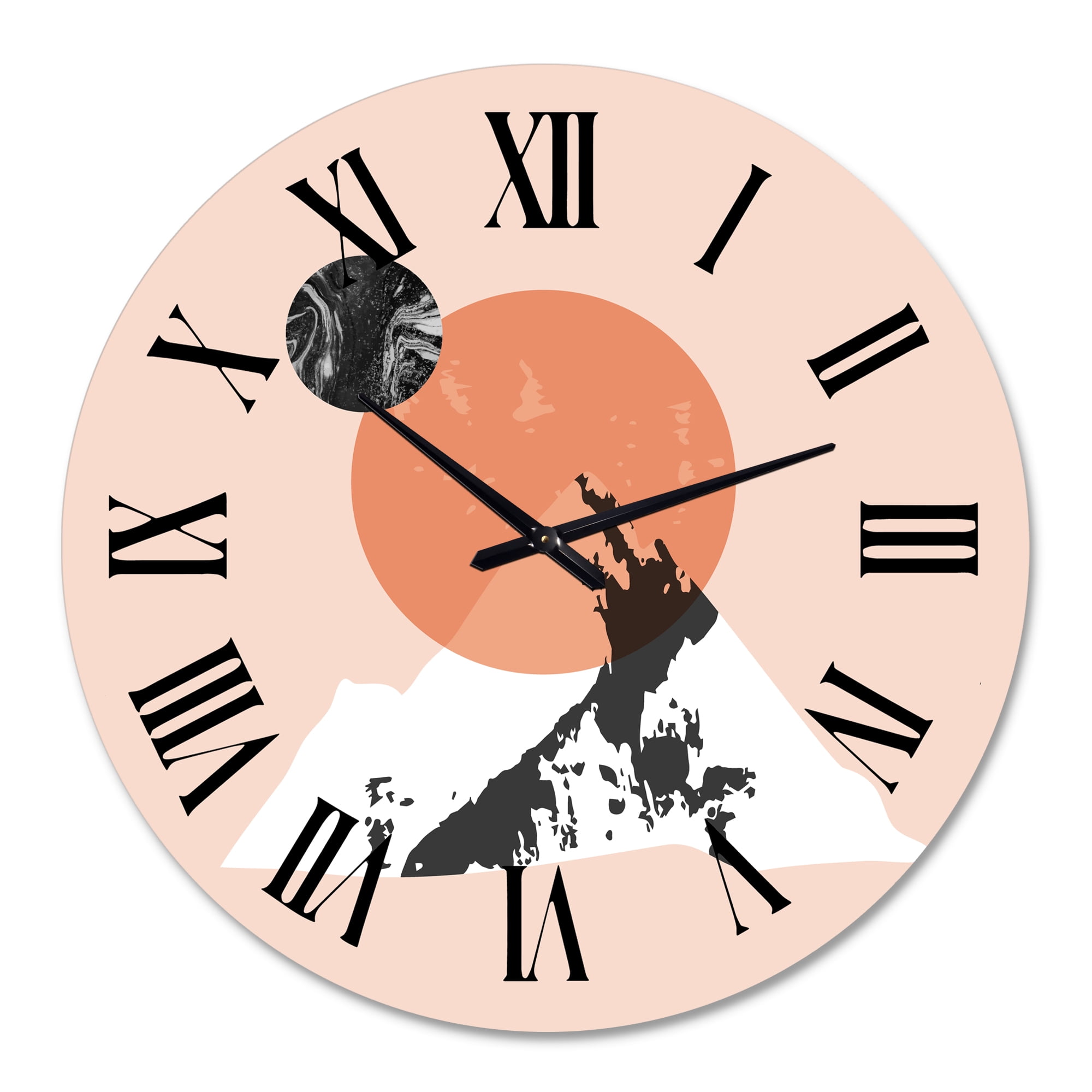 Designart 1 in Quartz Traditional Wall Clock