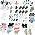 thumbnail image 1 of 6 Pieces Kids Stockings Socks with Nice Elasticity Comfortable Wearing Simple Style Good Craftsmanship Hose Keep Crawing medium white 8-10, 1 of 1