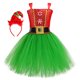 thumbnail image 4 of Christmas Cosplay Costume Tutu Dress Xmas Girl's Clash Mesh Dress Kids Dress Up Outfits Party Birthday Stage Performance Gift, 4 of 4