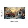 thumbnail image 2 of 50% off Clearance! Christmas Garage Door Cover, Christmas Garage Door Decorations, Christmas Garage Door Banner, Holiday Christmas Background Decorations, for Indoor Outdoor Wall Home Decor, 2 of 8