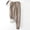Khaki, variant on Womens Plush Sweatpants Winter Fleece Warm Jogger Pants Womens Solid Color Elastic Waist Tie up Ankle Workout Trousers with Pocket Regular Fit Fall Thick Athletic Casual Soft
