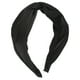 thumbnail image 1 of Satén Retorcida Diadema, Pelo Diadema para Mujeres, Negro, 1.97 Pulgadas Ancho, 1 of 7