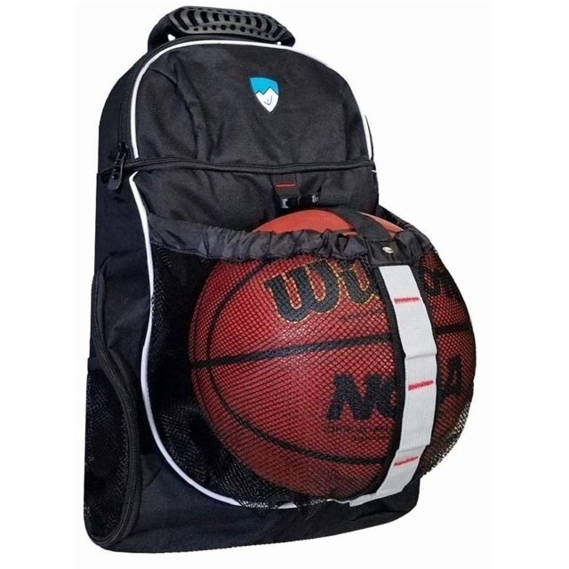 Hard Work Sports Sac à Dos de Basketball avec Compartiment à Balles Rangement Spacieux pour Chaussures de Basketball, Grand Sac de Sport