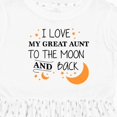 thumbnail image 4 of Inktastic I Love My Great Aunt to the Moon and Back Girls Toddler Dress, 4 of 5