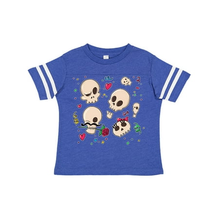 

Inktastic Halloween Skulls Having a Fun Party Gift Toddler Boy or Toddler Girl T-Shirt