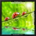 thumbnail image 3 of Funny Picture Of The Ladybugs Family Running On A Grass Bridge Over A Spring Flood, Animals Botanical Scenic Framed Art Print Wall Art by Kletr Sold by Art.Com, 3 of 3
