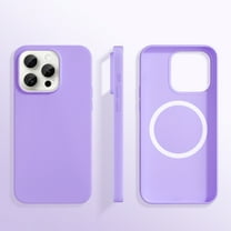 ELEHOLD for iPhone 12 Pro Max Case,Compatible with MagSafe Colorful Anti-Scratch Soft Microfiber Lining Full Body Protective Shockproof Ultra Slim Phone Case for iPhone 12 Pro Max,Lilacviolet