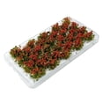 thumbnail image 3 of Arbustos en miniatura Macarena modelo de Hierba Estática 32 piezas rojo, 3 of 8