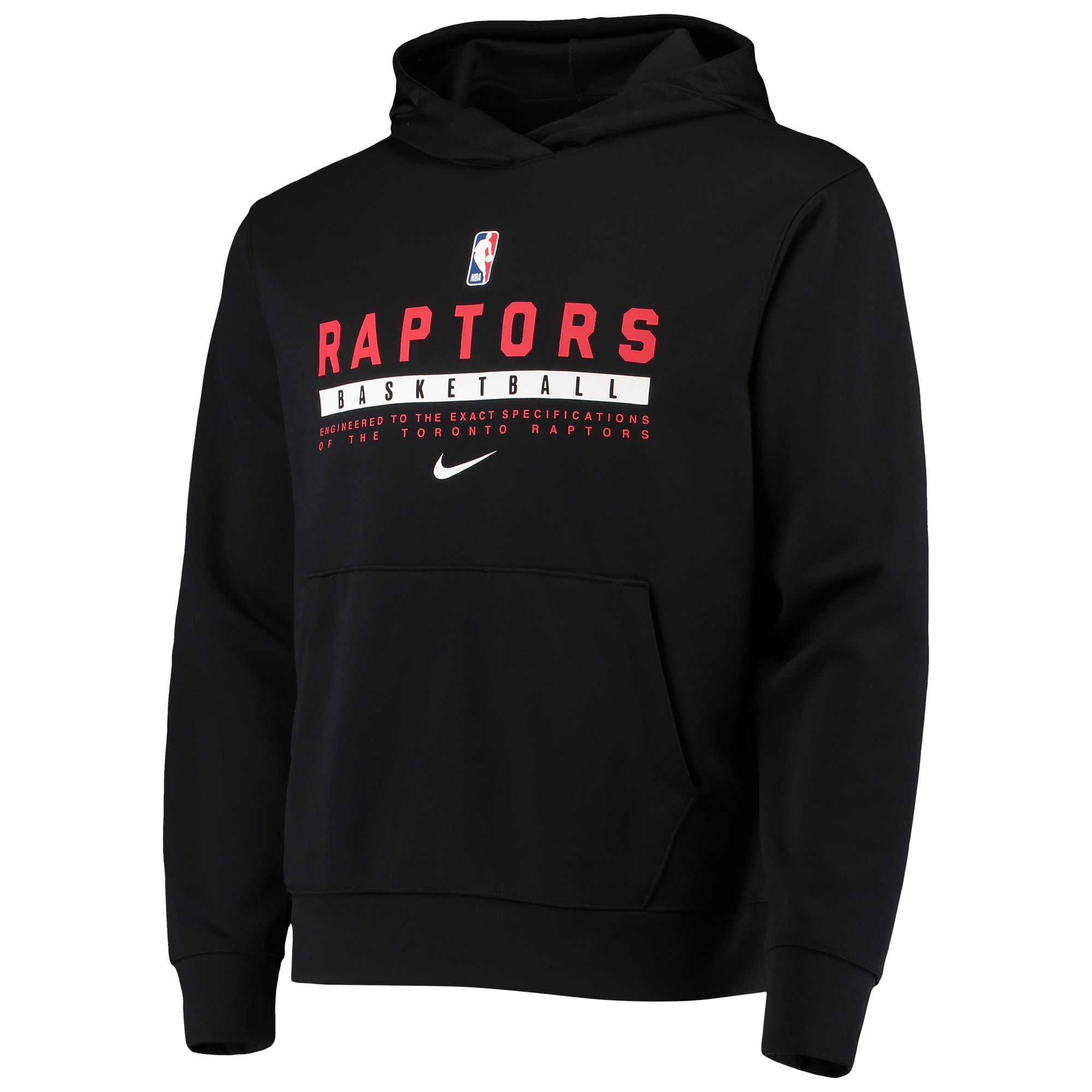 toronto raptors nike men's spotlight hoodie