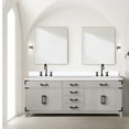 thumbnail image 4 of Harbor 84 in W x 22 in D White Oak Double Bath Vanity, Cultured Marble Top and 36 in Mirrors, 4 of 6