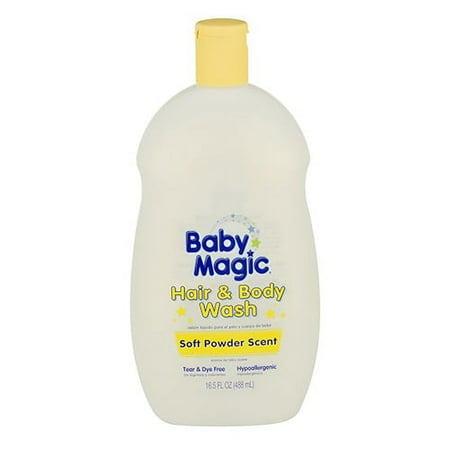 Baby Magic Hair And Body Wash Soft Powder Scent, 16.5 Oz, 3 Pack