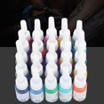 thumbnail image 1 of Juego de tintas de tatuaje, 25 piezas de tintas de tatuaje Microblading profesionales, juego de tinta de pigmento para práctica de tatuaje corporal de larga duración, suministr Para Tatuaje Octpeak NO, 1 of 4