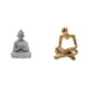 thumbnail image 1 of Estatua de mono,Estatua de Buda Mono para Interiores y Exteriores Budista,Figuras en miniatura meditando para decorar el jardín de casa.,Figura de pensador abstracto,Estatua de pensador, 1 of 8