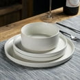 Famiware Dinnerware Sets, 12 Piece Plates and Bowls Set, Dishes Set for