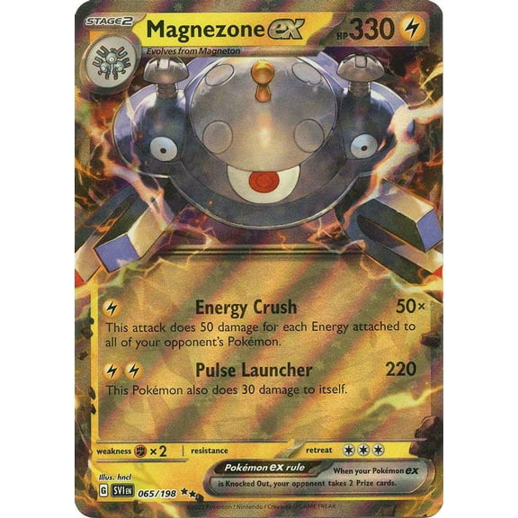 Pokemon Scarlet & Violet Double Rare Magnezone ex #65/198