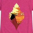 thumbnail image 3 of Raya and the Last Dragon - Raya Silhouette - Toddler & Youth Girls Short Sleeve Graphic T-Shirt, 3 of 5