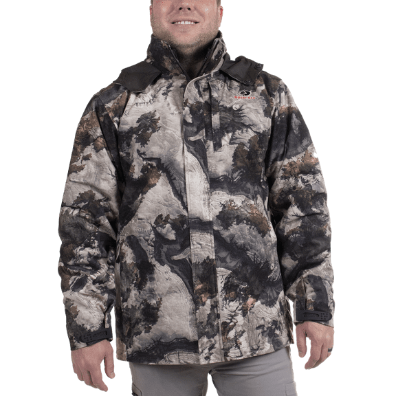Mossy Oak Men's 4-in-1 Hunting Parka, Mossy Oak Elements Terra Gila, Size Small