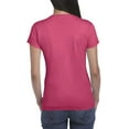 thumbnail image 4 of Gildan Ladies Softstyle  T-Shirt, 2XL, Azalea, 4 of 9