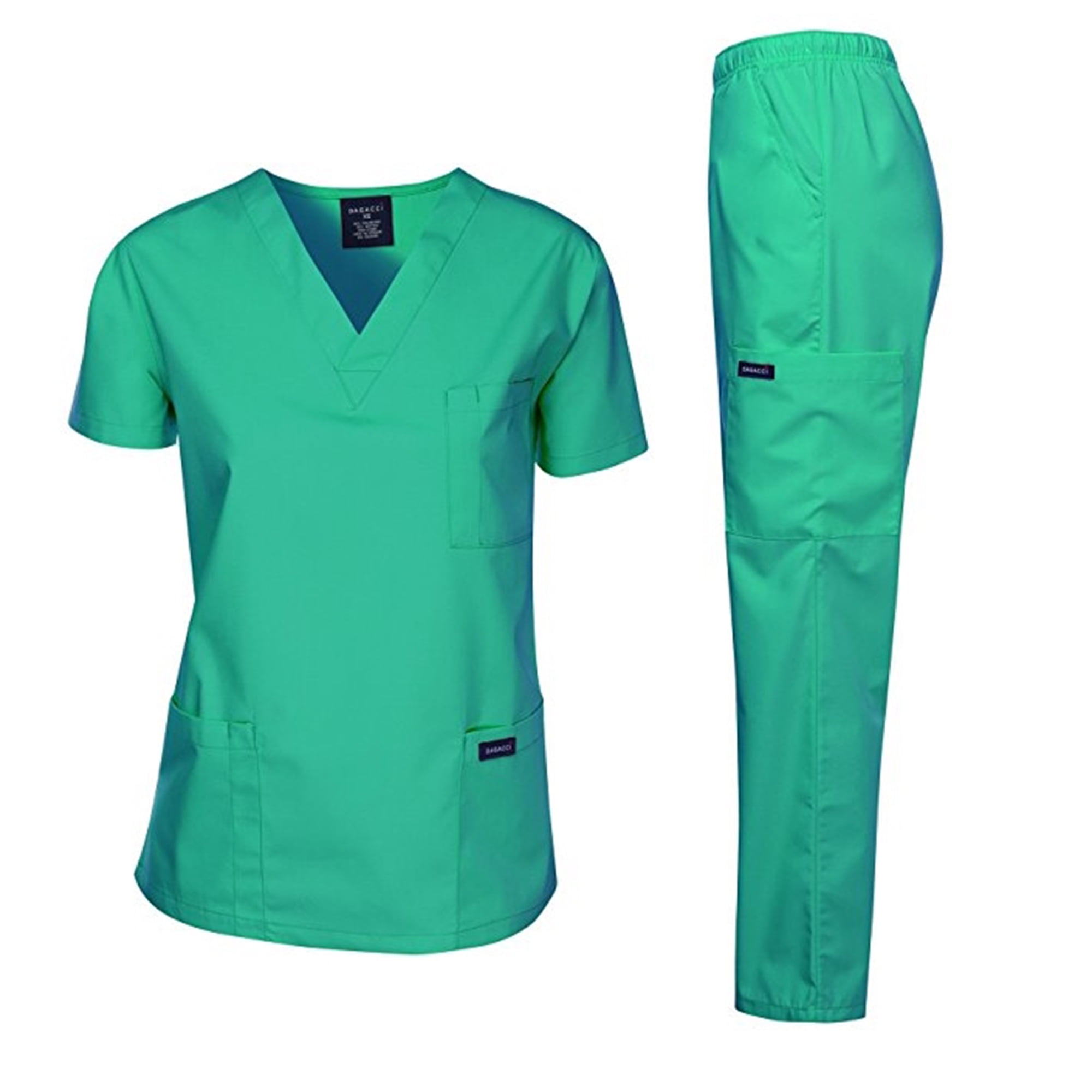 Dagacci Unisex Medical Uniform Scrubs Set - Walmart.com