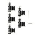 thumbnail image 1 of 5 Pcs Guide-Câble en Alliage d'Aluminium Support de Ligne de Frein de Vélo pour Vélo de Route Noir, 1 of 8
